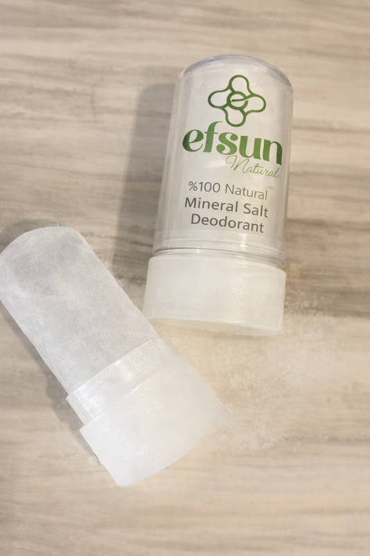 Efsun Natural Mineral Salt Deodorant – 100% Natural Crystal Deodorant
