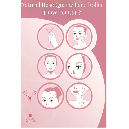 Natural Rose Quartz Face Roller – Lifting & Cooling Facial Massage Tool | South Africa