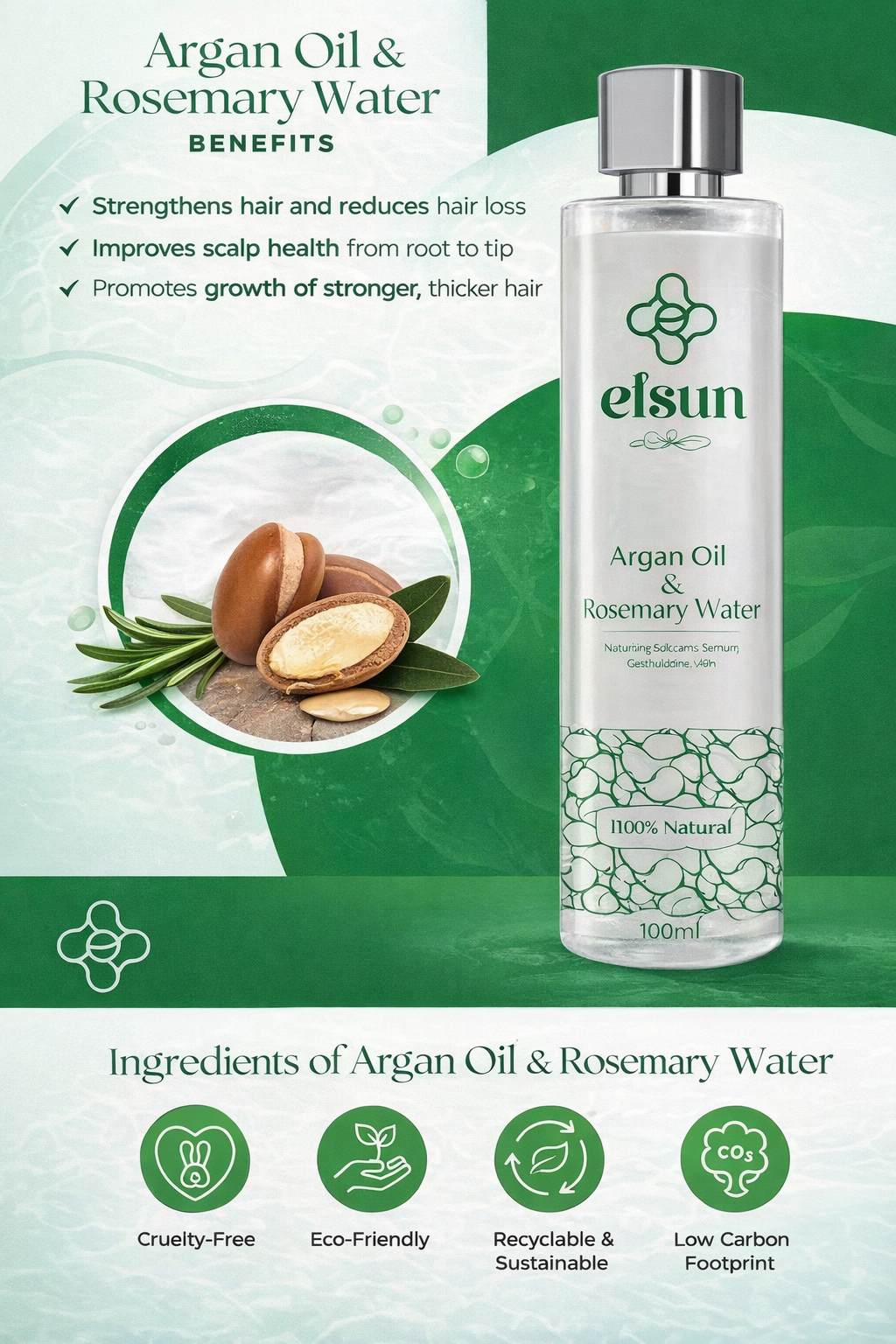 Argan Oil & Rosemary Tonic