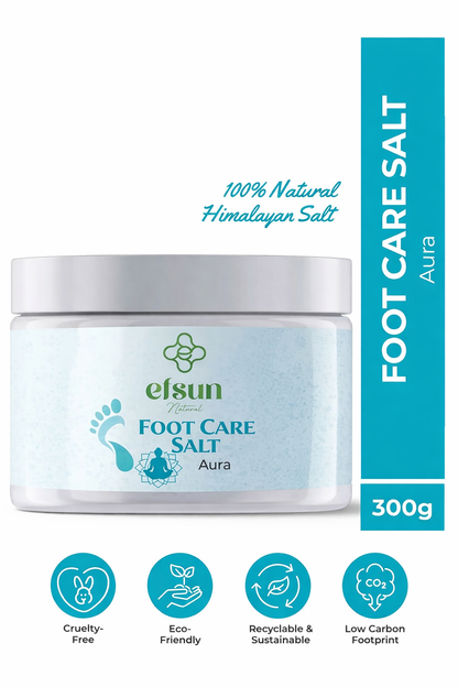 Aura menthol Himalayan foot care salt 300g