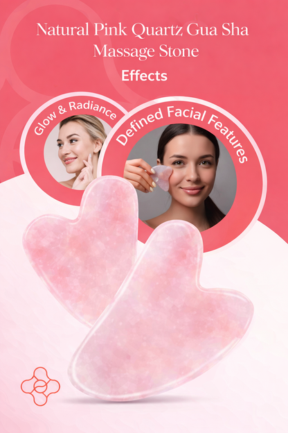 Natural Rose Quartz Gua Sha
