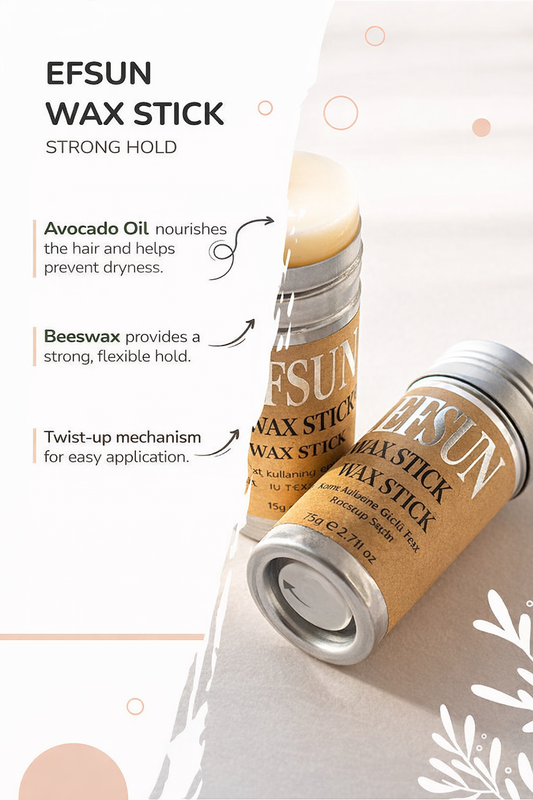 Efsun Stick Wax strong hold hair styling product for frizz and baby hair control