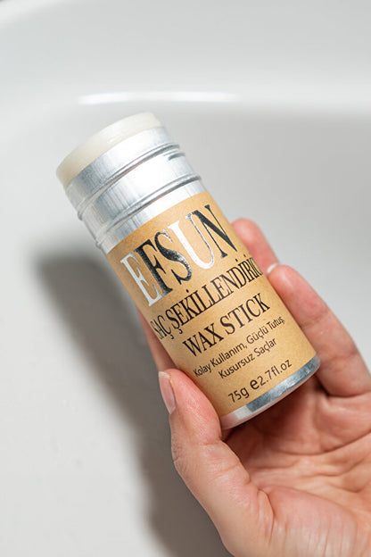 Easy twist-up hair wax stick by Efsun Natural