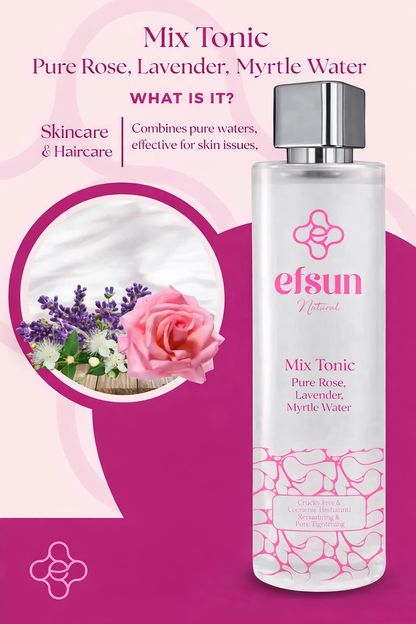 Rose lavender myrtle water toner for sensitive skin