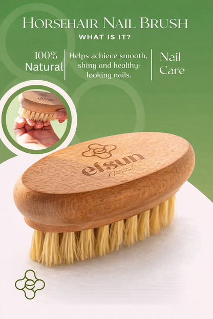 100% natural nail cleaning brush