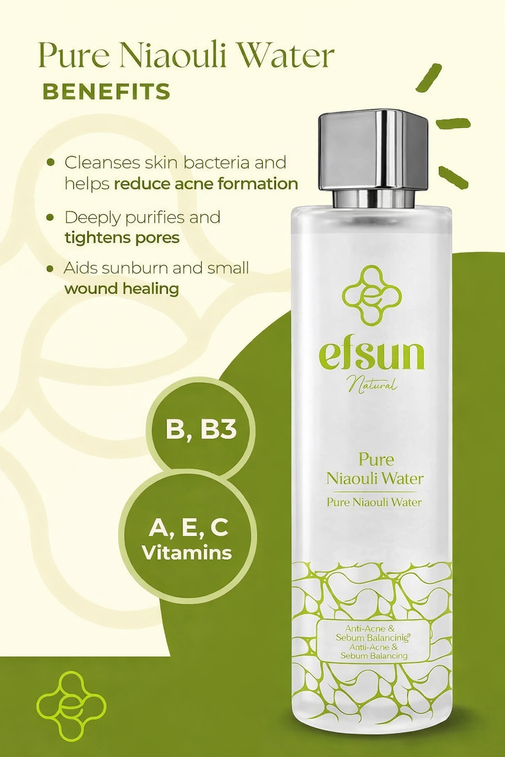 Natural sebum balancing face toner South Africa